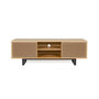 Voir la diapositive 2 : Paris Prix Meuble TV 2 Portes en Bois  Camden  150cm Naturel