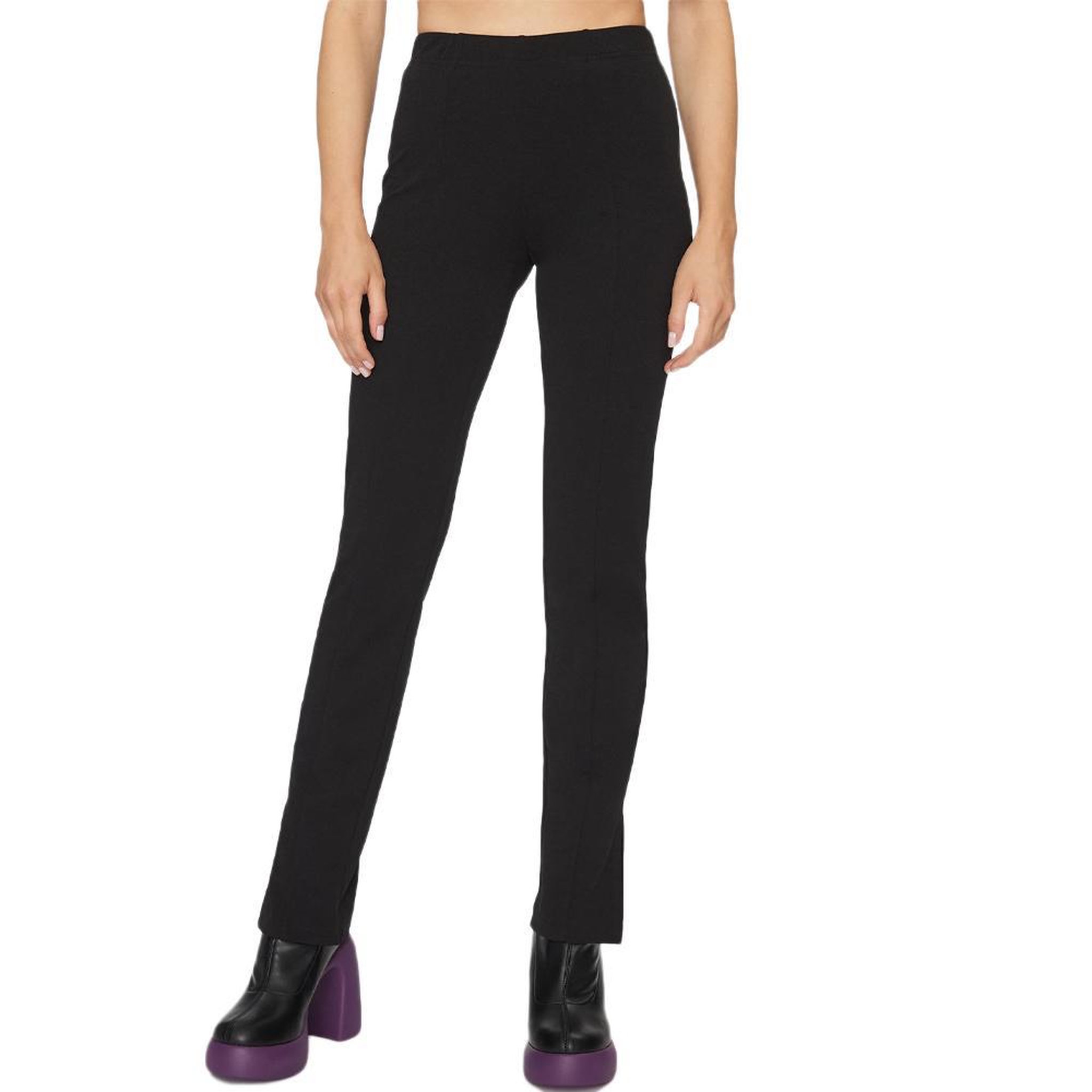 Voir la diapositive 1 : NOISY MAY Pantalon Noir Femme Noisy May Jasa