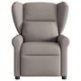 Voir la diapositive 3 : VIDAXL Fauteuil de massage inclinable Taupe Tissu