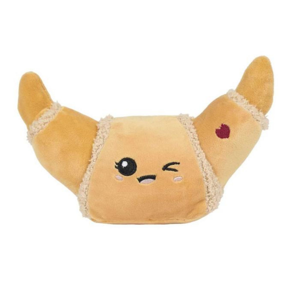 Paris Prix Peluche Enfant Croissant  Kawaii  20cm Marron