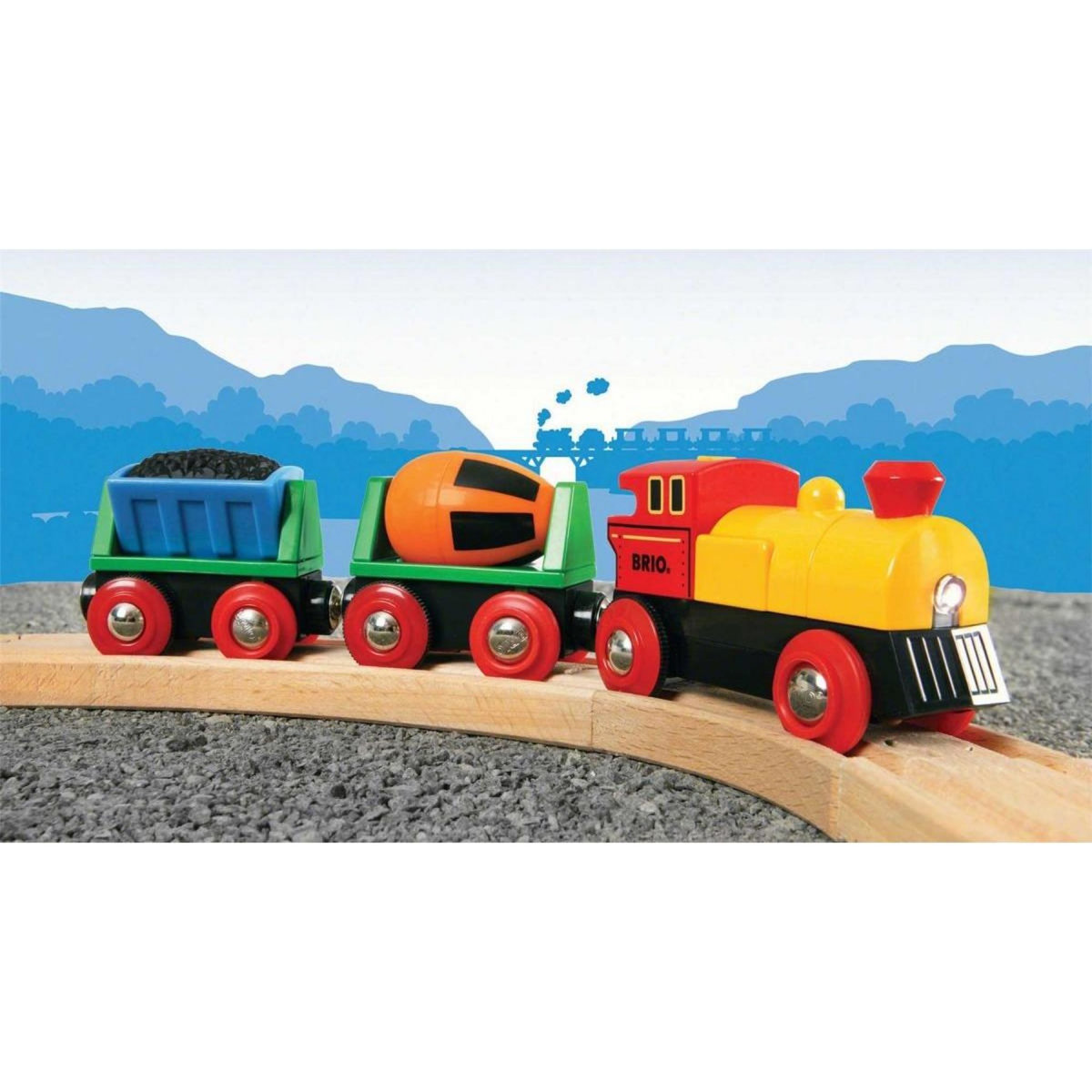 Brio 33319 Train de Marchandise avec Lumiere