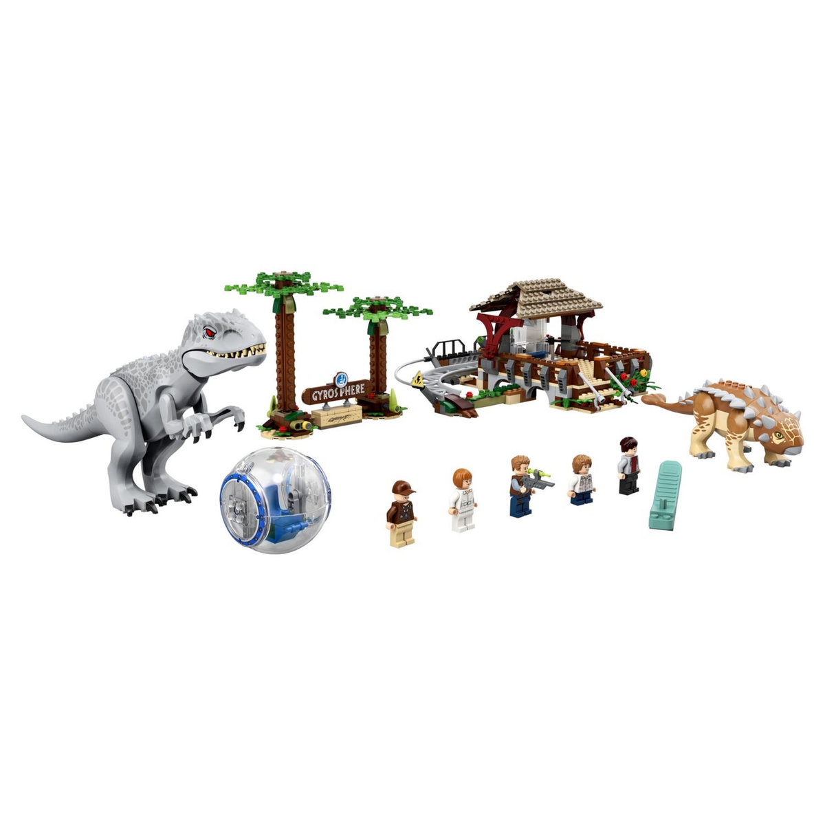 LEGO Jurassic World 75941 - L'Indominus Rex contre l'Ankylosaure