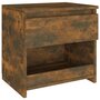 Voir la diapositive 4 : VIDAXL Tables de chevet 2 pcs Chene fume 40x30x39 cm Bois d'ingenierie