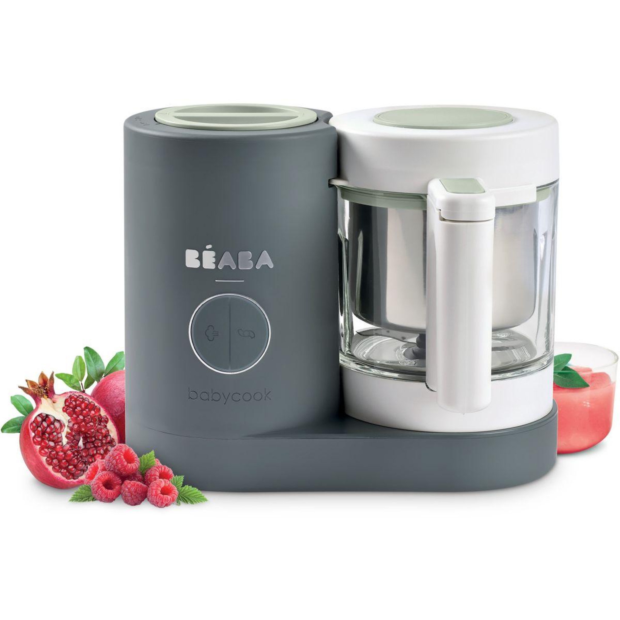Voir la diapositive 2 : BEABA Mixeur cuiseur bébé babycook neo gris mineral