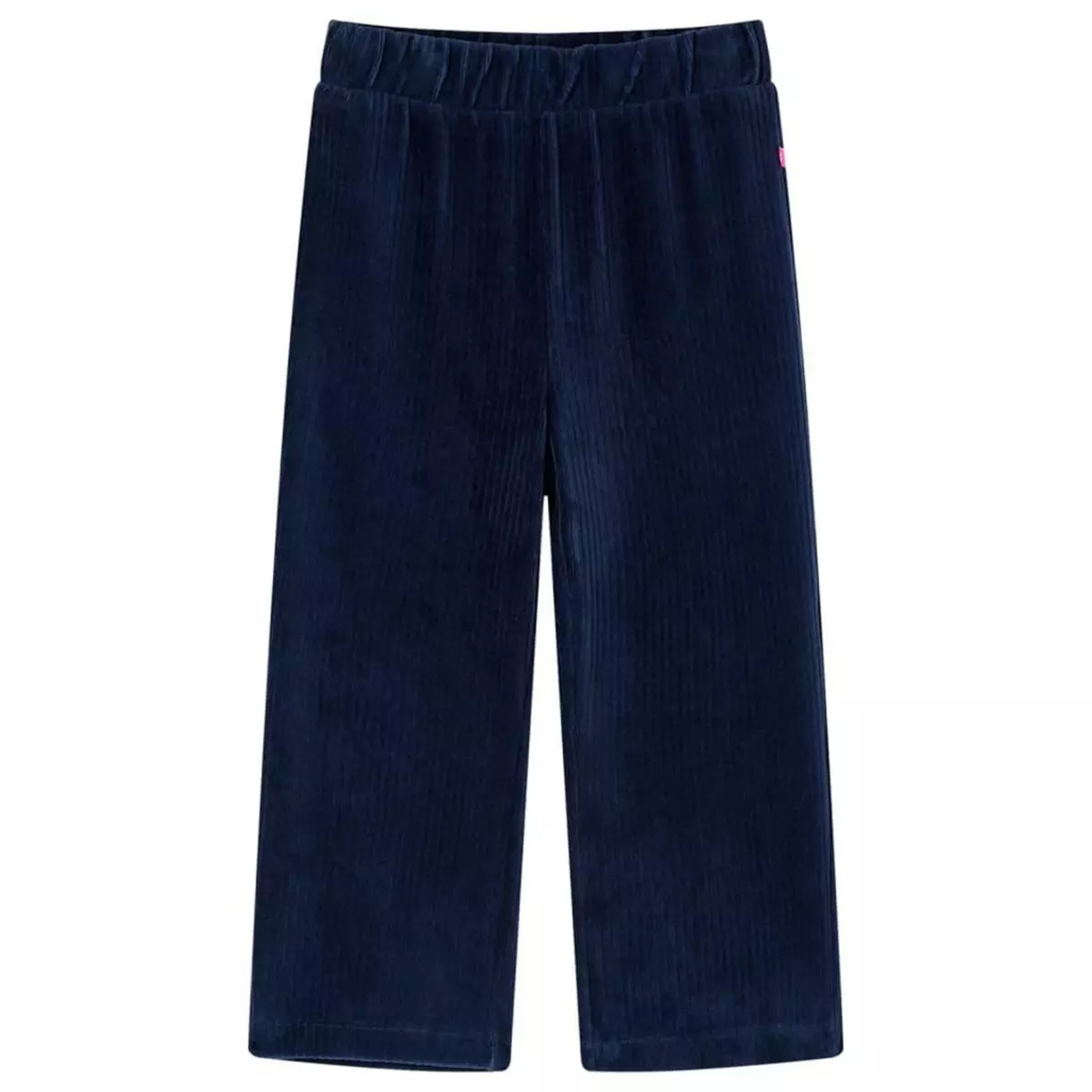 VIDAXL Pantalons pour enfants velours cotele bleu marine 140