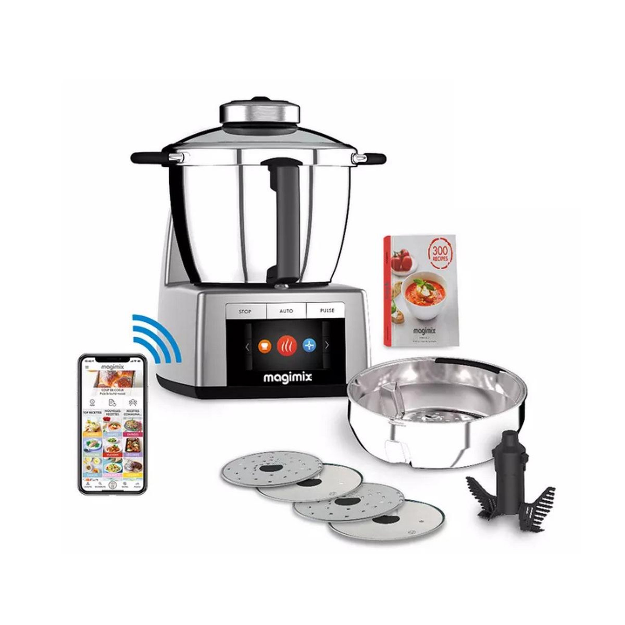 Voir la diapositive 5 : MAGIMIX Robot cuiseur multifonctions 3.5 + 3.6l 1700w - 18913