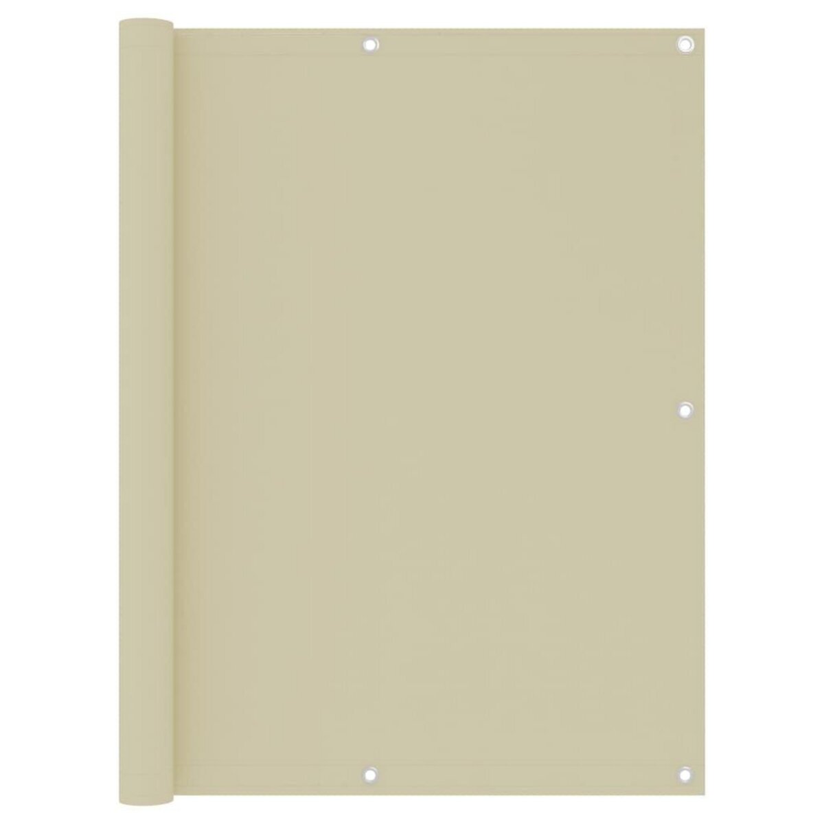 VIDAXL Ecran de balcon Creme 120x300 cm Tissu Oxford