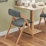 Voir la diapositive 6 : SOBUY Chaise Pliante Rembourrée Gris Foncé 47.5x52x77cm FST92-SGX2