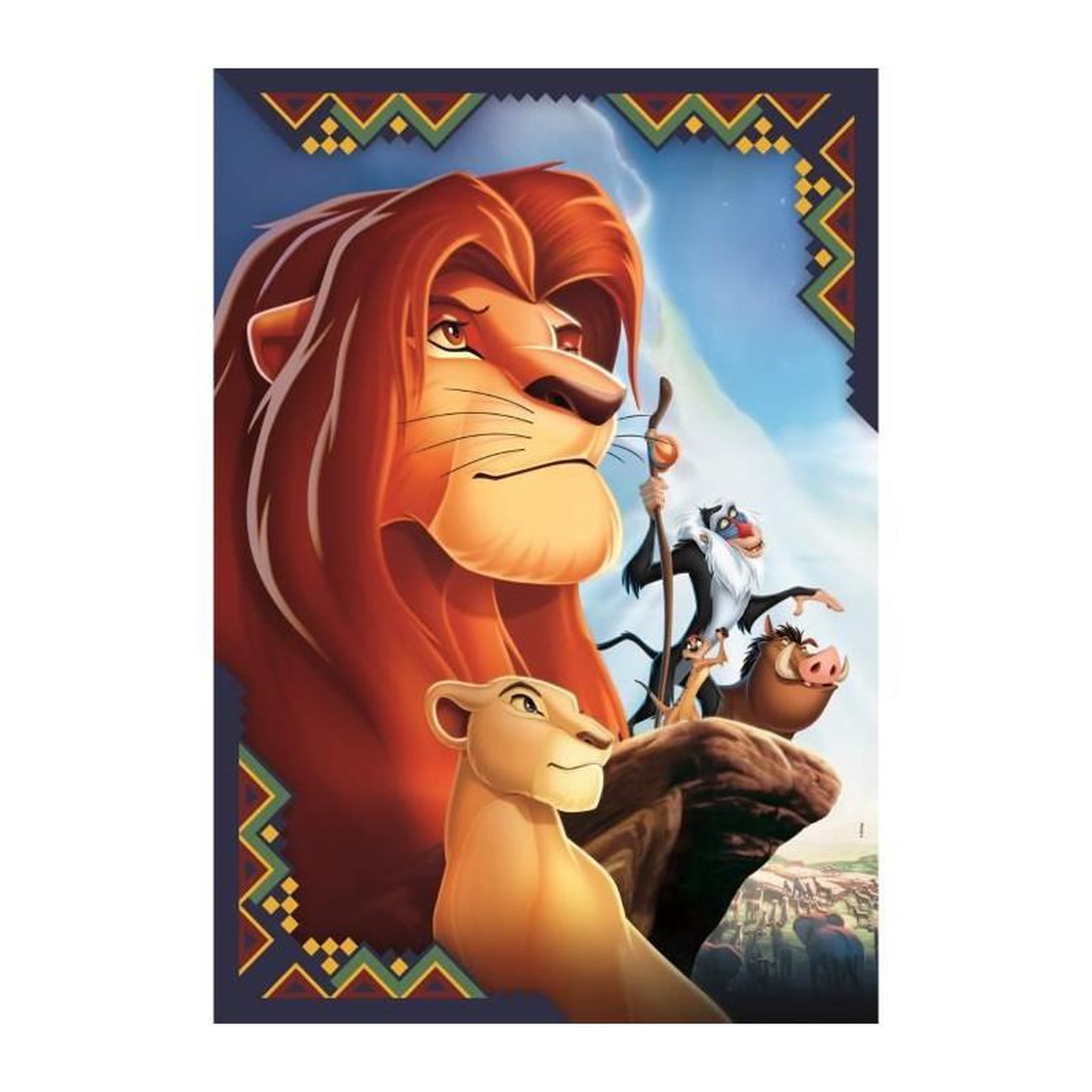 Voir la diapositive 2 : CLEMENTONI Puzzle 104 pièces - Le Roi Lion - CLEMENTONI