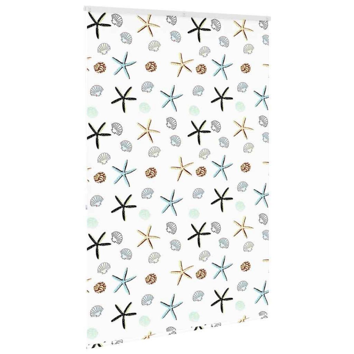 VIDAXL Store enrouleur de douche avec cassette largeur du tissu 156 cm