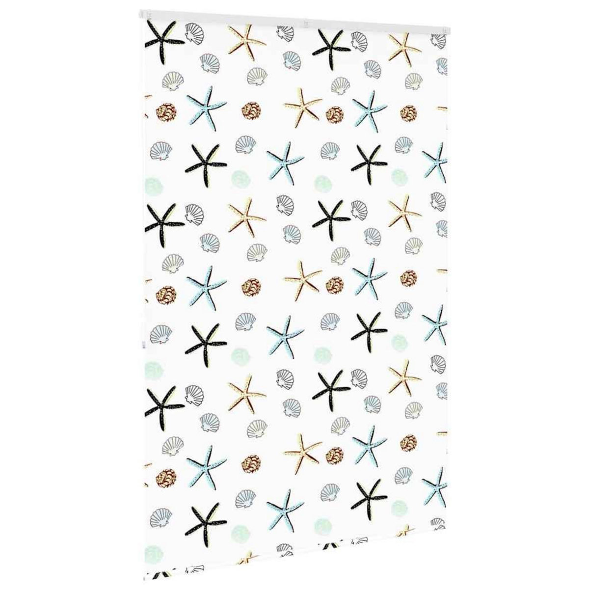 VIDAXL Store enrouleur de douche avec cassette largeur du tissu 156 cm