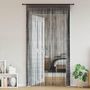 Voir la diapositive 2 : VIDAXL Rideau en fils 2 pcs 100 x 250 cm Noir