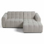 Voir la diapositive 1 : LISA DESIGN Ray - canapé d'angle droit - 4 places - en tissu texturé