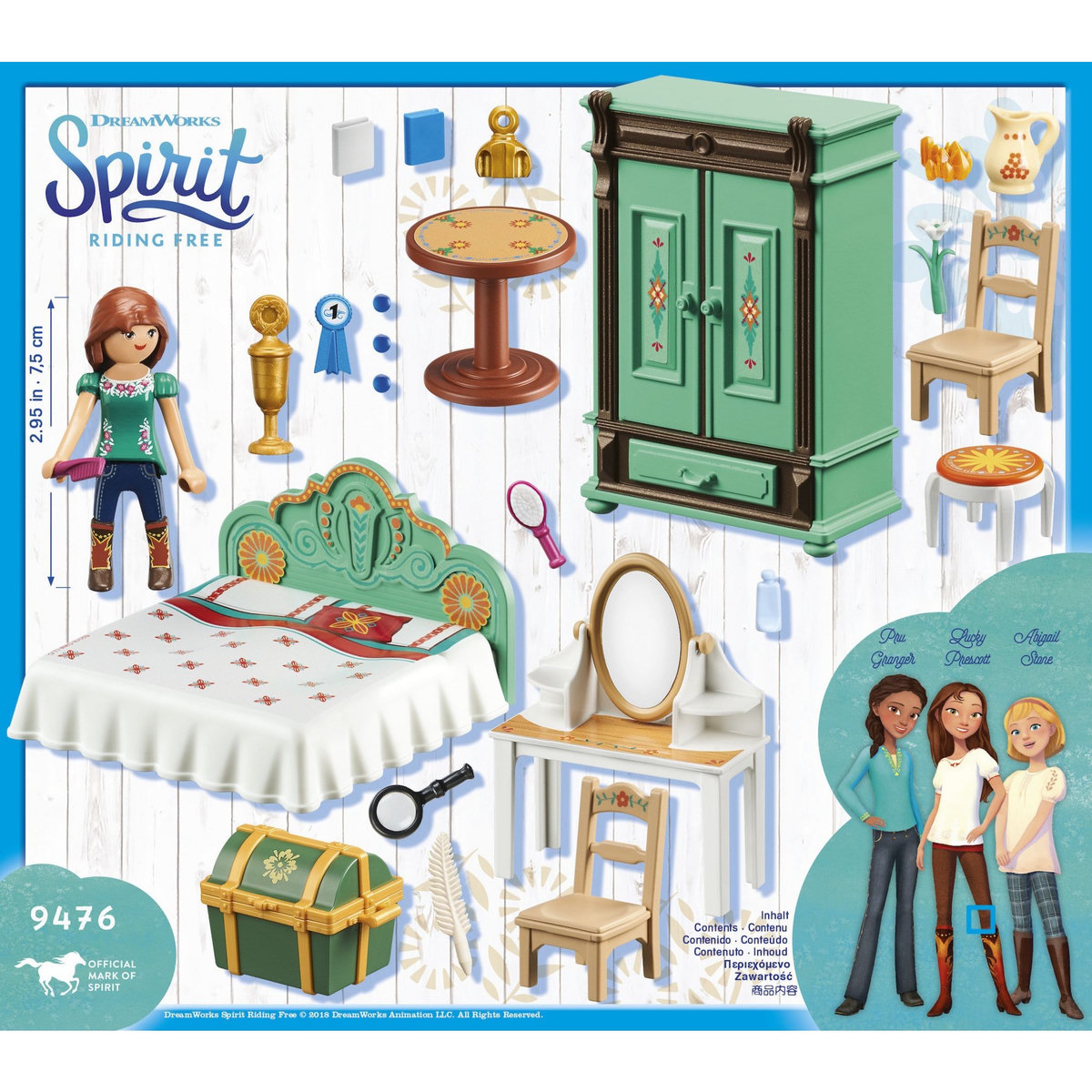 PLAYMOBIL 9476 - Spirit - Chambre de Lucky