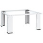 Voir la diapositive 5 : VIDAXL Socle pour machine a laver Blanc