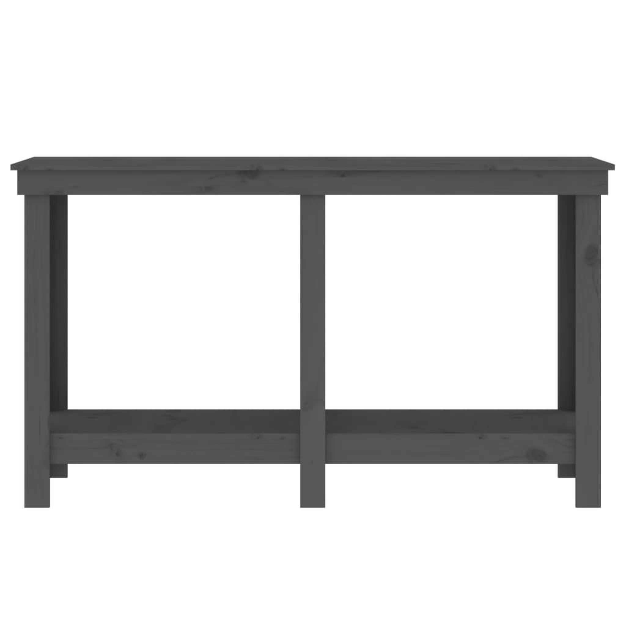 Voir la diapositive 5 : VIDAXL Banc de travail Gris 140x50x80 cm Bois de pin massif