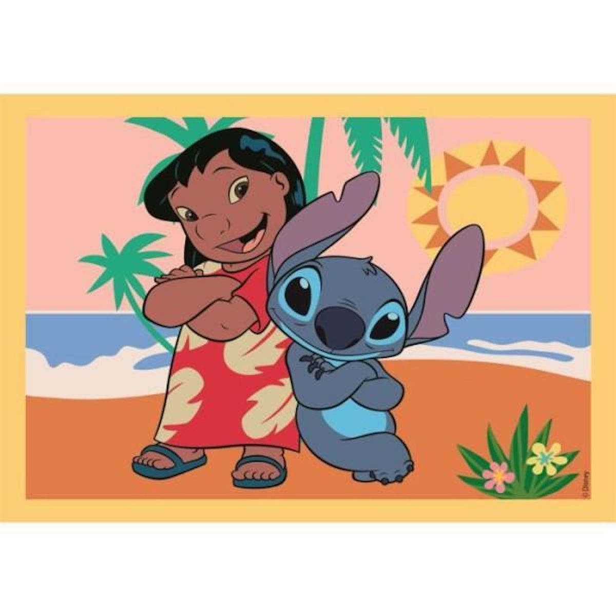 CLEMENTONI CLEMENTONI - Puzzle 4 en 1 - Stitch
