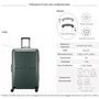 Voir la diapositive 2 : Delsey Valise rigide ultra-légère Turenne 2.0 TSA polycarbonate 75cm