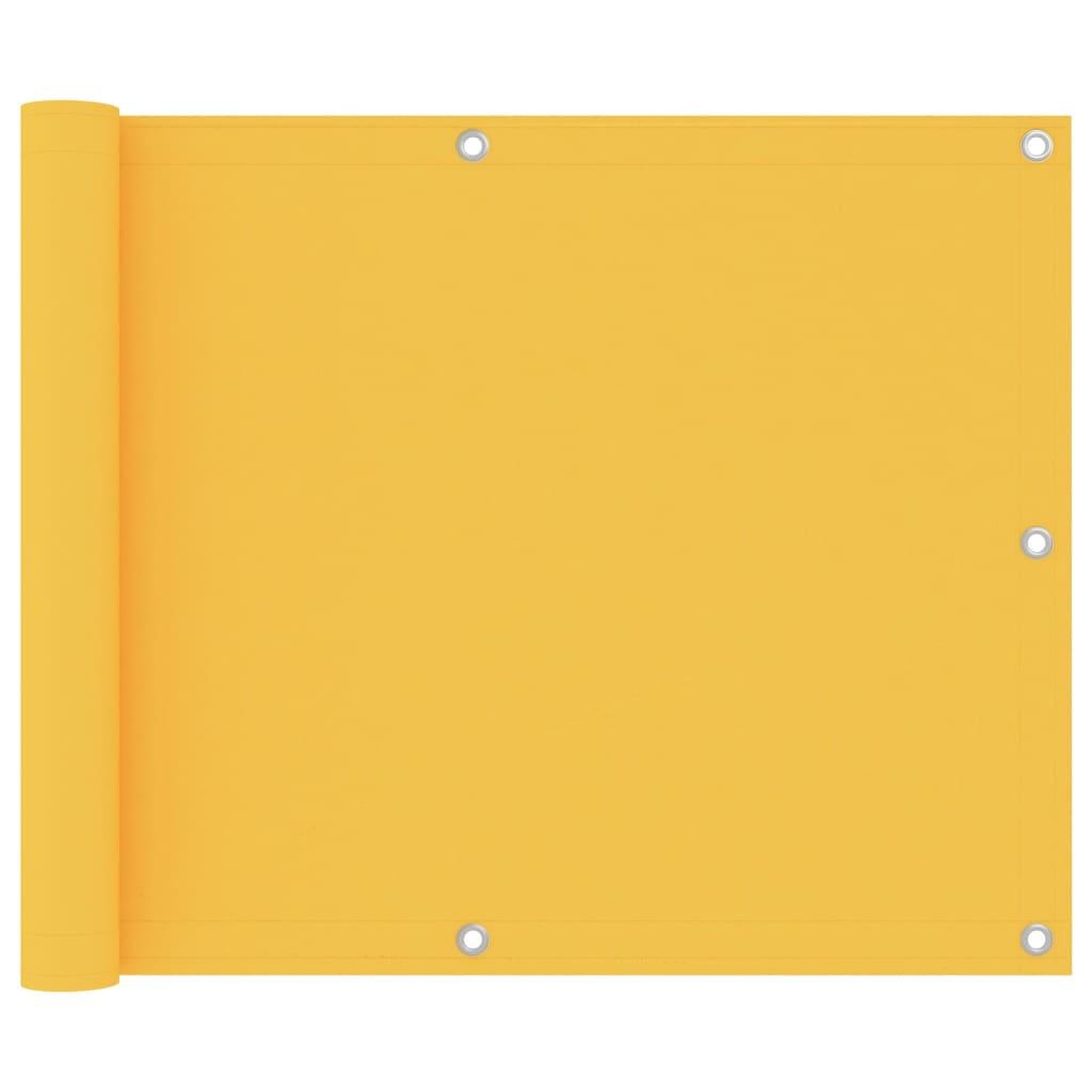 Voir la diapositive 1 : VIDAXL Ecran de balcon Jaune 75x400 cm Tissu Oxford