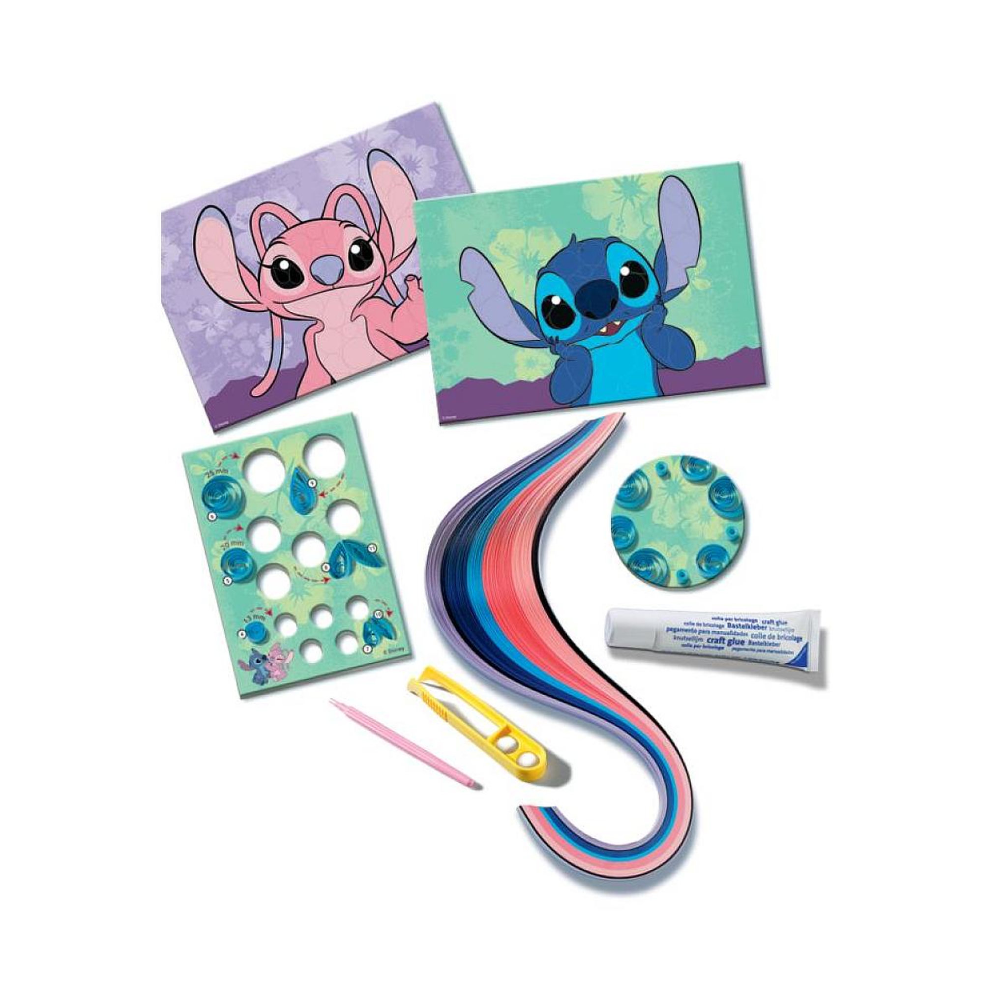 Voir la diapositive 3 : RAVENSBURGER Be creative quilling stitch