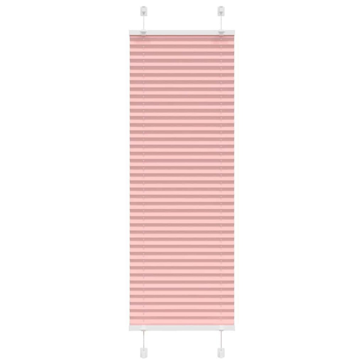 VIDAXL Store plisse rose 50x150 cm largeur du tissu 49,4 cm polyester