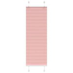 VIDAXL Store plisse rose 50x150 cm largeur du tissu 49,4 cm polyester