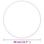 Voir la diapositive 5 : VIDAXL Miroirs muraux 2 pcs 40 cm Rond Verre