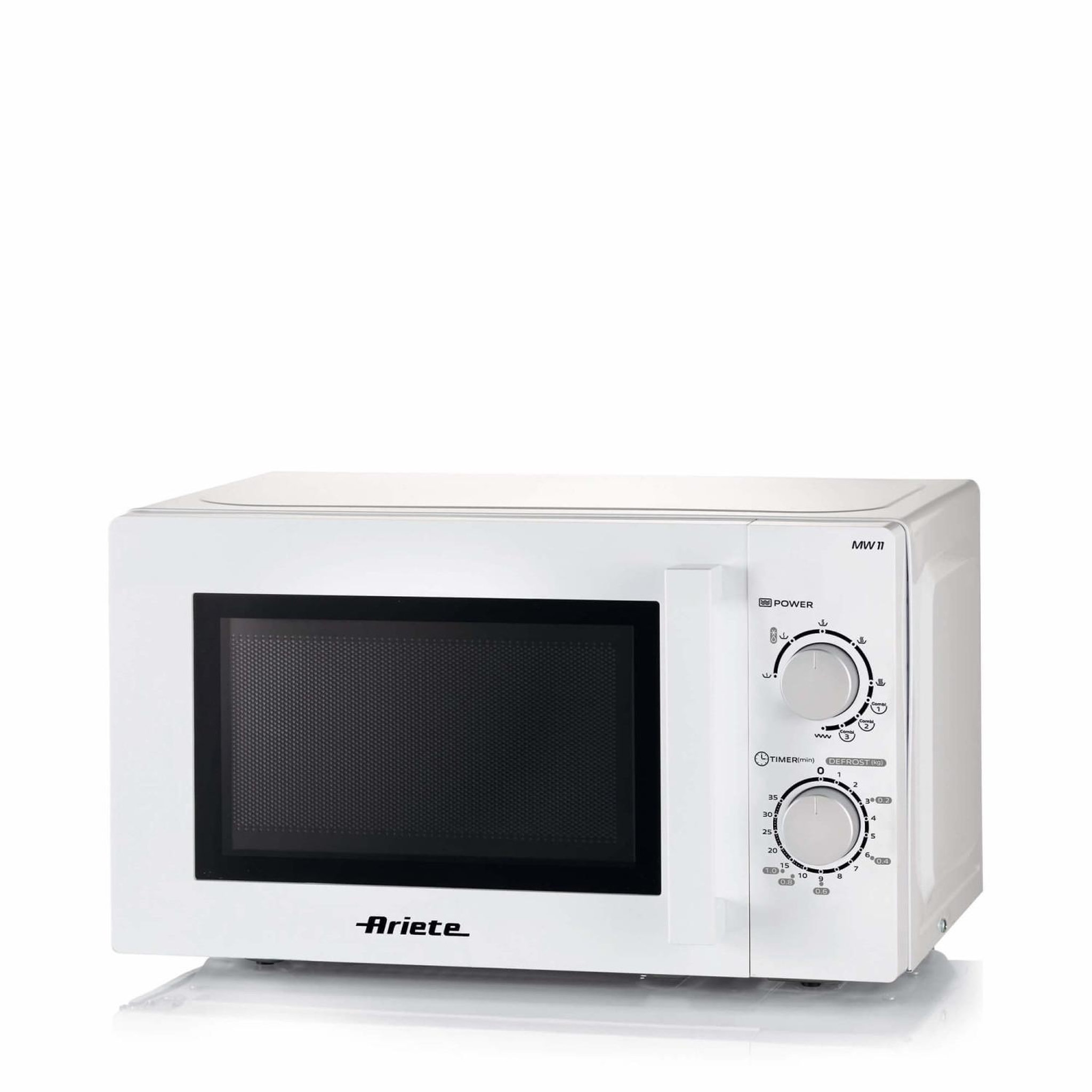 Voir la diapositive 2 : ARIETE Four à micro-ondes combiné avec gril ariete 952 - 5 niveaux de puissance - 3 fonctions combinées - 1000 watts - 20 litres - blanc
