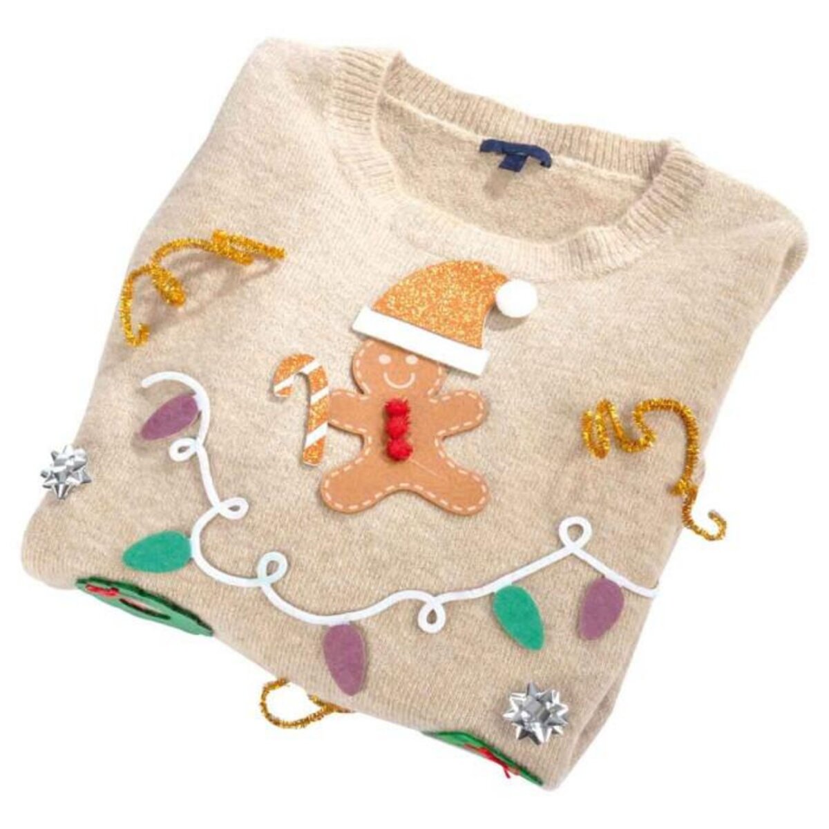 Paris Prix Kit pour Réaliser un Pull de Noël  DIY  Multicolore
