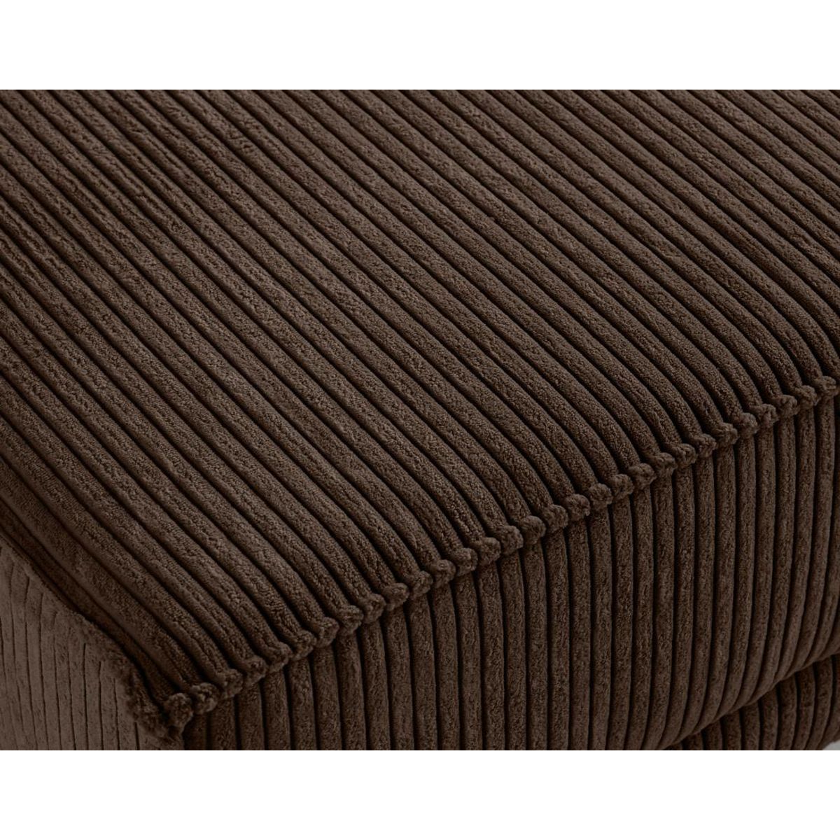 LISA DESIGN Charlie - pouf - pieds hauts - en velours côtelé