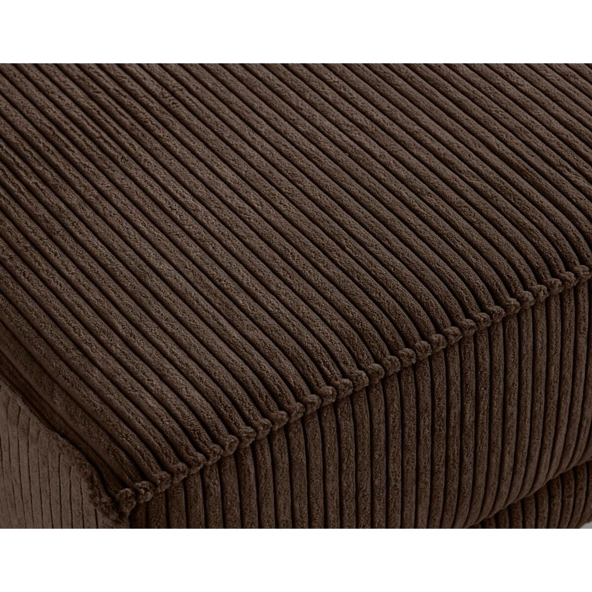 LISA DESIGN Charlie - pouf - pieds hauts - en velours côtelé