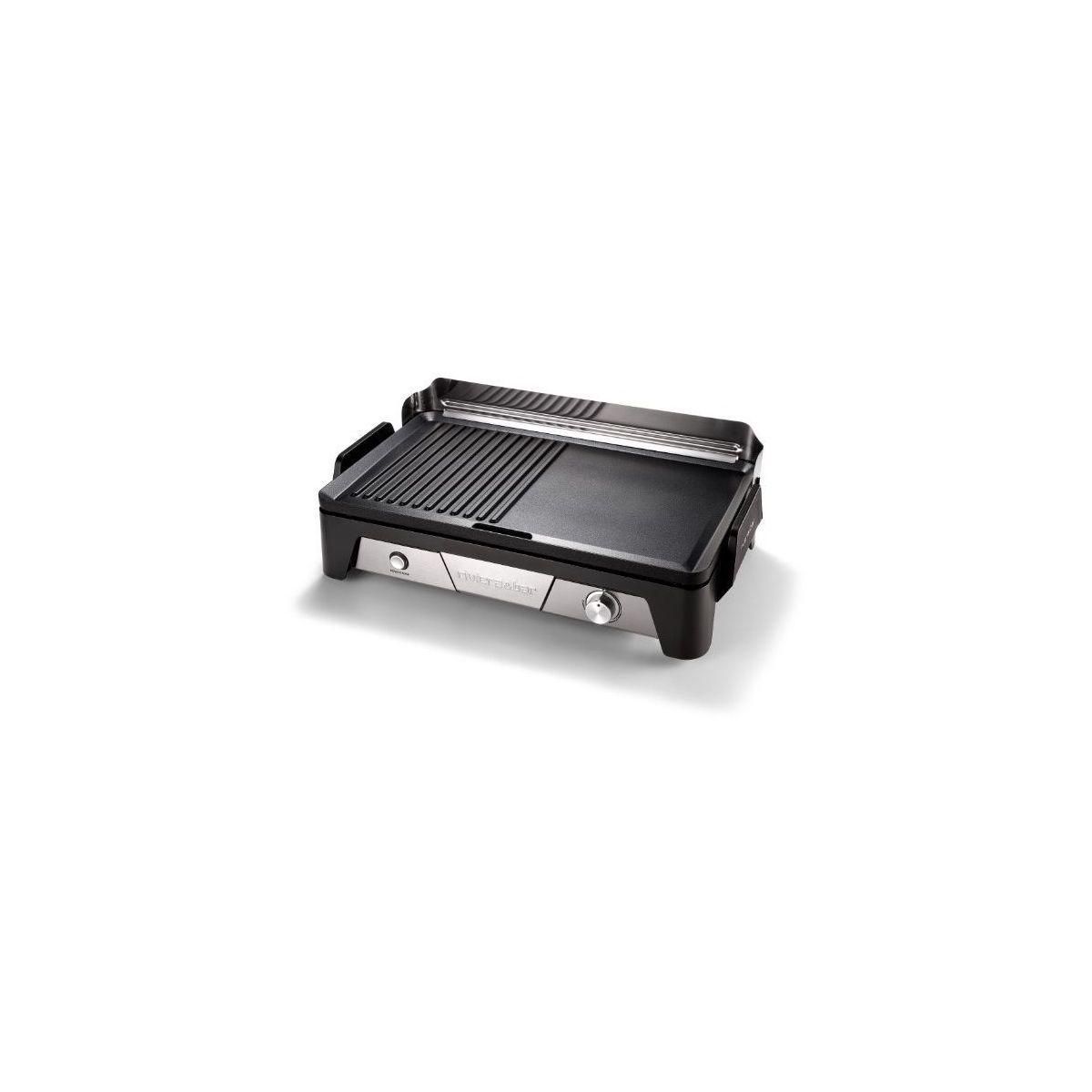 Riviera & Bar Plancha électrique QPL485 Grill et plancha à poser,  50x30 cm