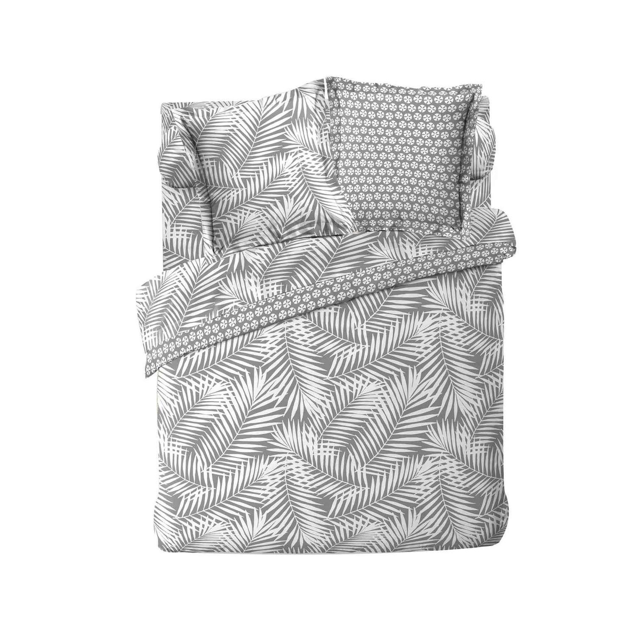 Douceur d'Intérieur Housse de couette BONA - 100% coton. Coloris disponibles : Gris