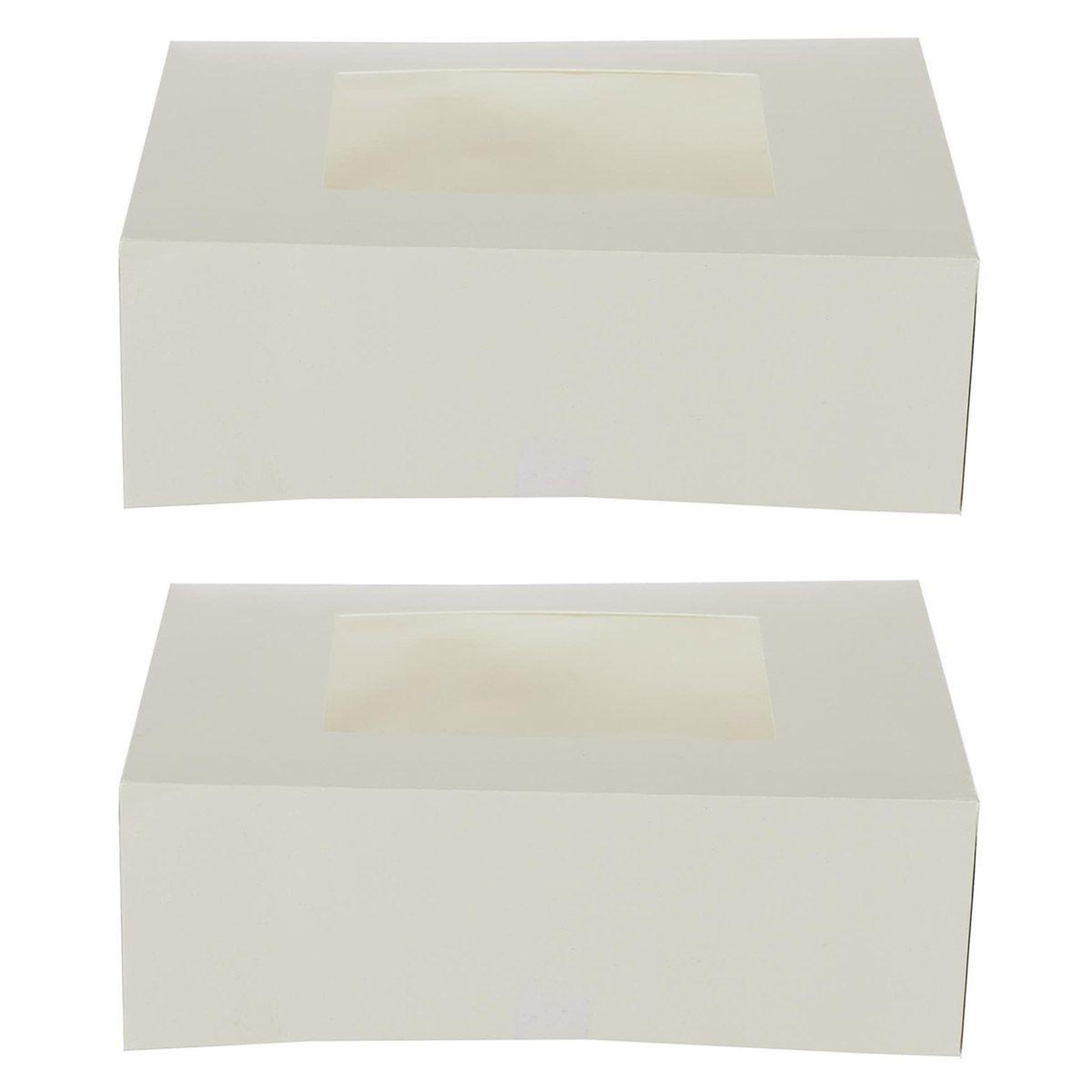 Lily Cook Lot de 2 Boîtes à Gâteaux  Rectangles  22cm Naturel