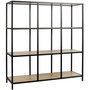 Voir la diapositive 1 : Paris Prix Étagère Modulable 9 Cases  Loka  105cm Naturel