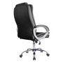 Voir la diapositive 3 : VS VENTA-STOCK Chaise de Bureau Karen Elevable et Fauteuil inclinable en Simili Cuir Noir
