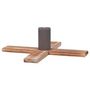 Voir la diapositive 2 : VIDAXL Support de sapin de Noël 54x54x16 cm