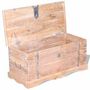 Voir la diapositive 3 : VIDAXL Coffre de rangement Bois d'Acacia