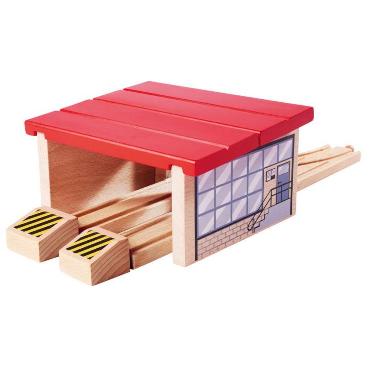 Eichhorn Eichhorn Train Rails Locomotive Shed, 6dlg. 100006502