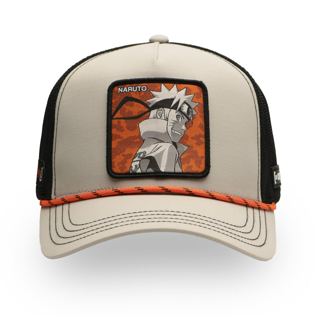 CAPSLAB Casquette trucker premium filet effet bambou Naruto Shippuden Hokage