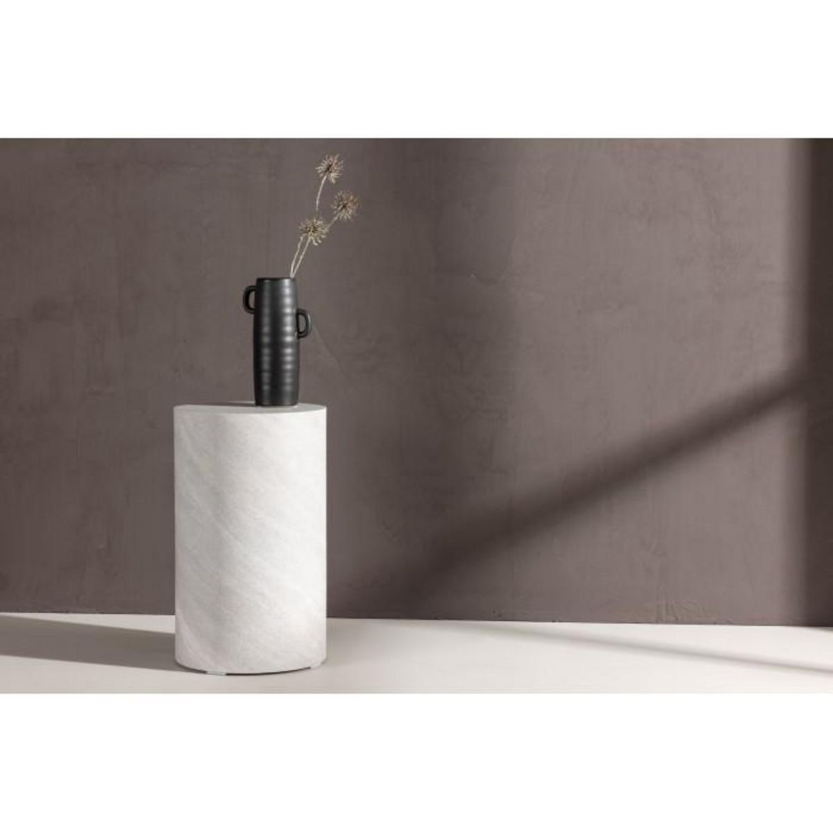 Paris Prix Table d'Appoint Ronde  York  30cm Gris