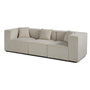 Voir la diapositive 5 : LISA DESIGN Arty - canapé modulable 3 places - en velours côtelé