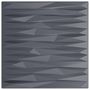 Voir la diapositive 2 : VIDAXL Panneaux muraux 48 pcs gris 50x50 cm XPS 12 m² pierre