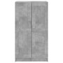Voir la diapositive 5 : VIDAXL Bibliotheque Gris beton 82,5x30,5x150 cm Bois d'ingenierie