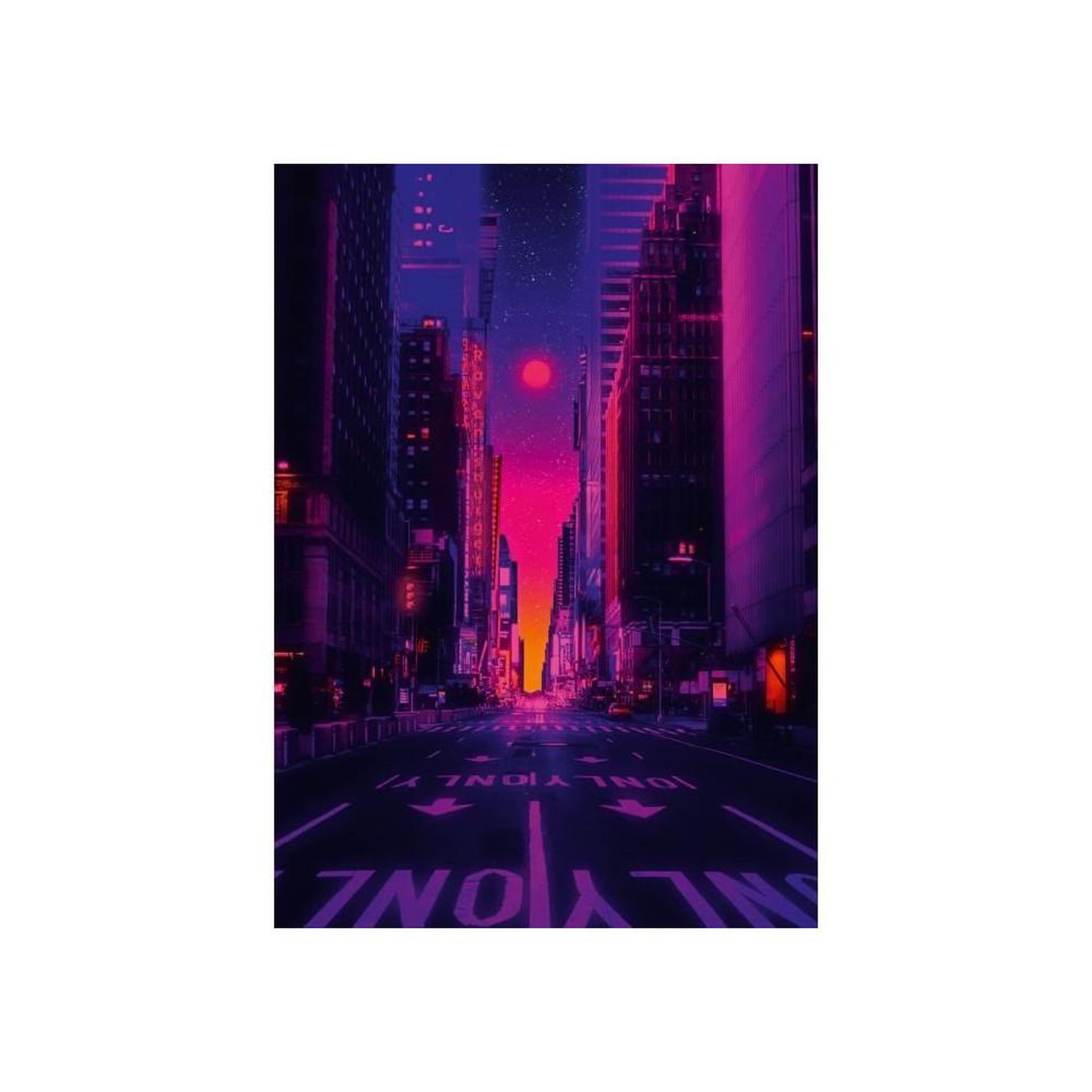 Voir la diapositive 3 : RAVENSBURGER 1000p Les neons de New York