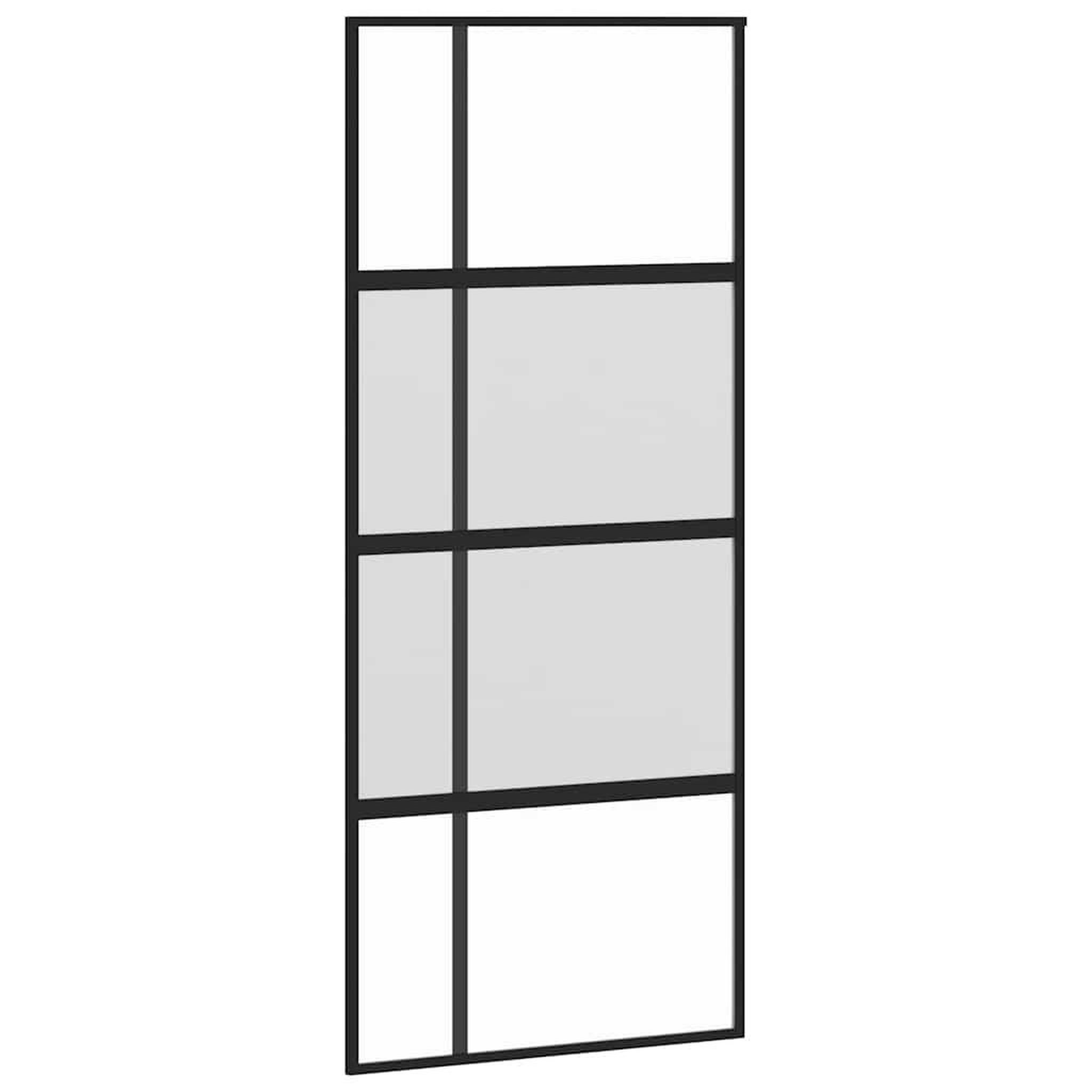 Voir la diapositive 4 : VIDAXL Porte coulissante kit de quincaillerie trempe verre aluminium