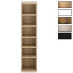 IDIMEX Étagère pour CD et DVD MELODIE, en bois. Coloris disponibles : Gris