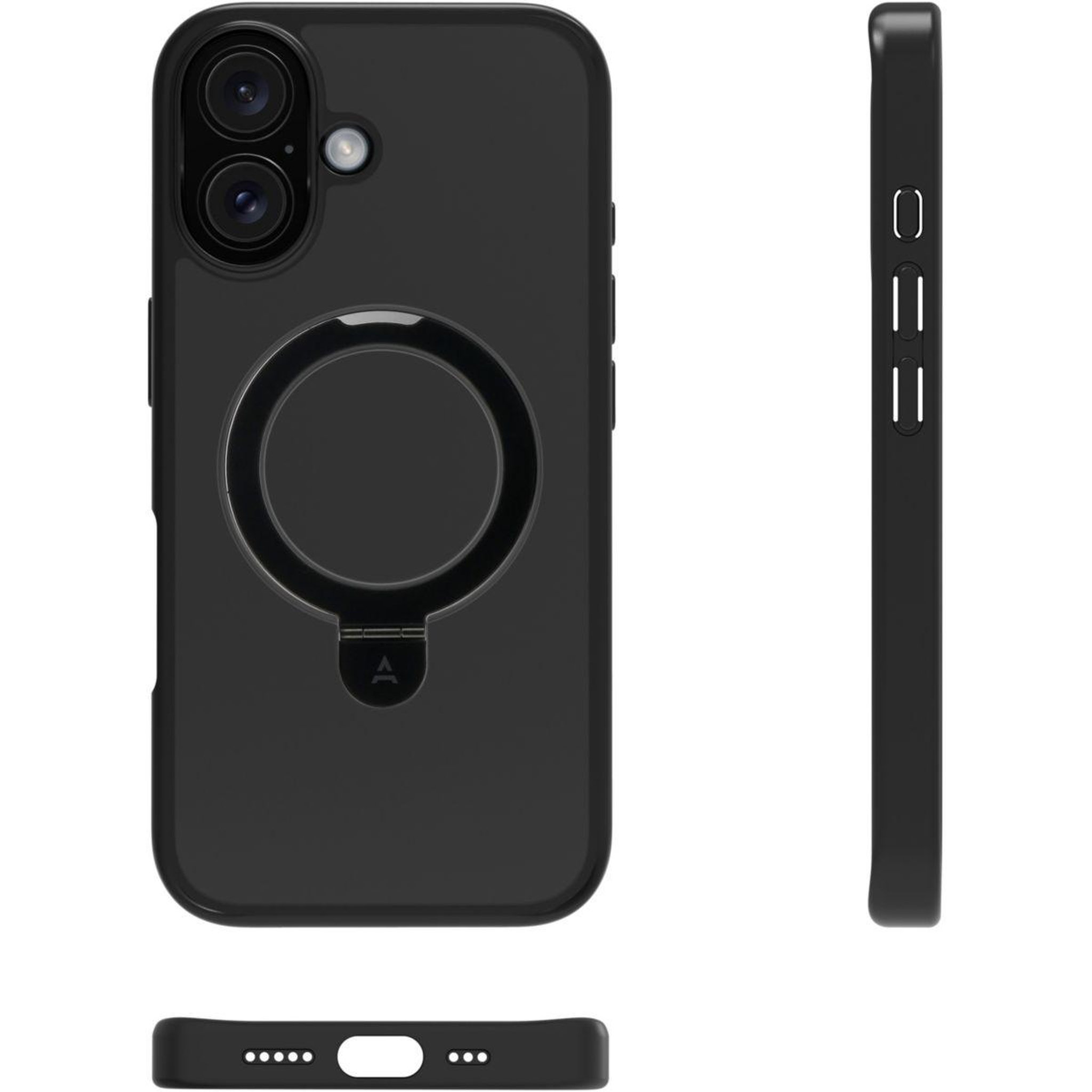 Voir la diapositive 2 : ADEQWAT Coque iPhone 16 Plus magnétique Stand