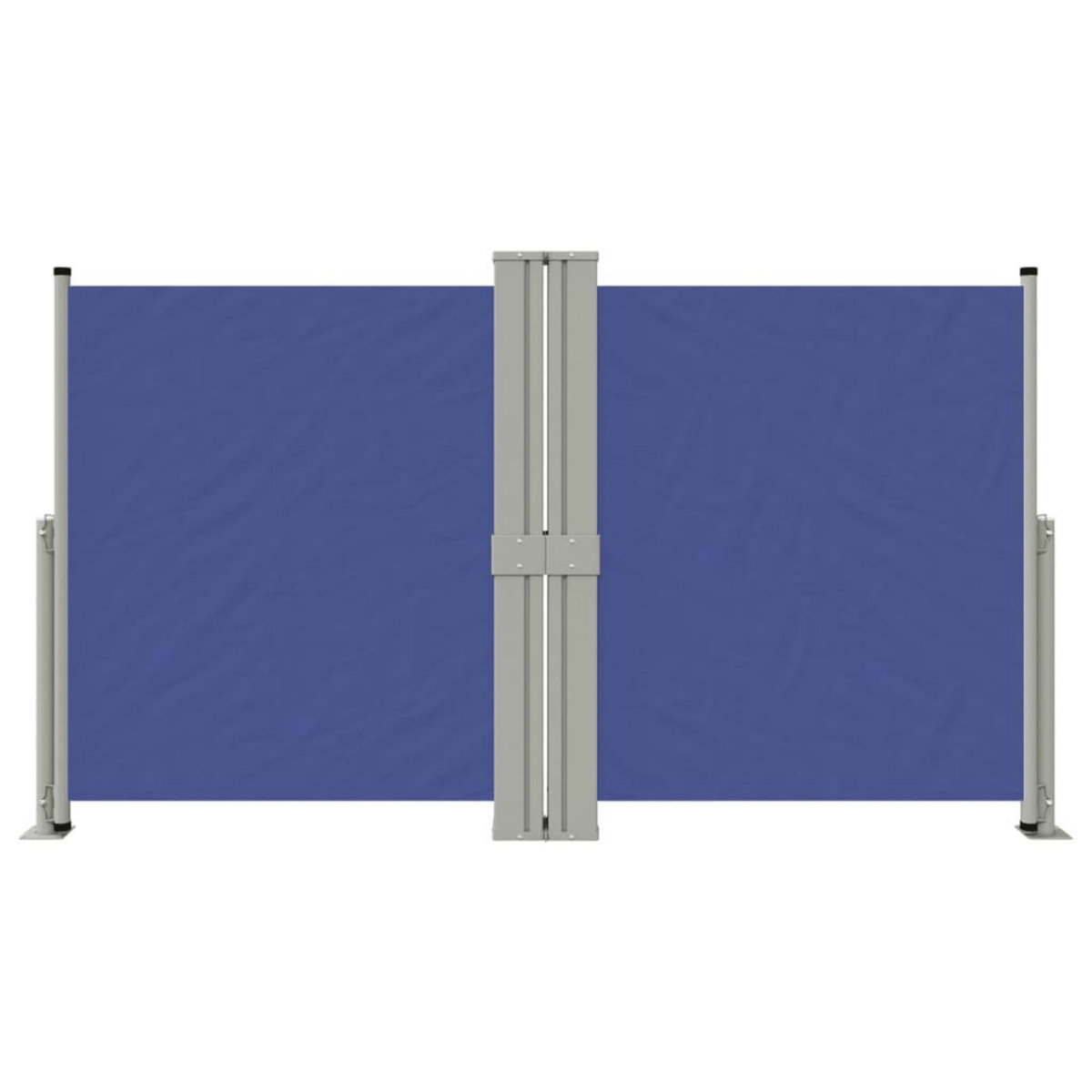 VIDAXL Auvent lateral retractable Bleu 140x1200 cm