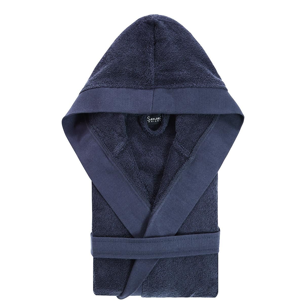 Sensei Maison Peignoir mixte à capuche uni 420 g/m² BOXER